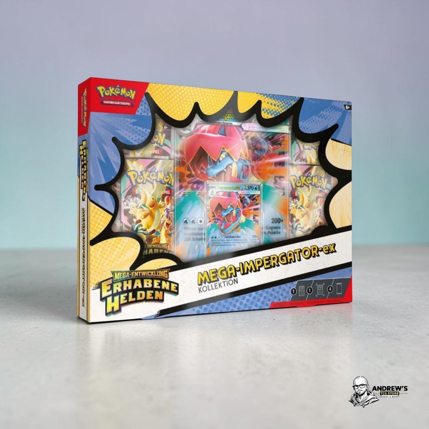 Pokémon TCG Erhabene Helden Kollektion Mega-Entwicklung Deutsch OVP Neu