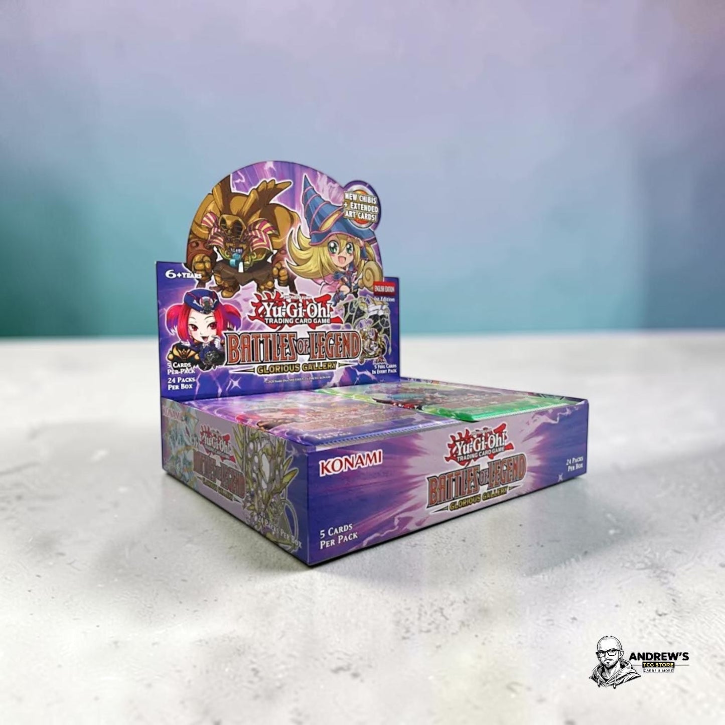Yu-Gi-Oh! Battle of Legend Glorious Gallery Display EN 1st Edition OVP Neu