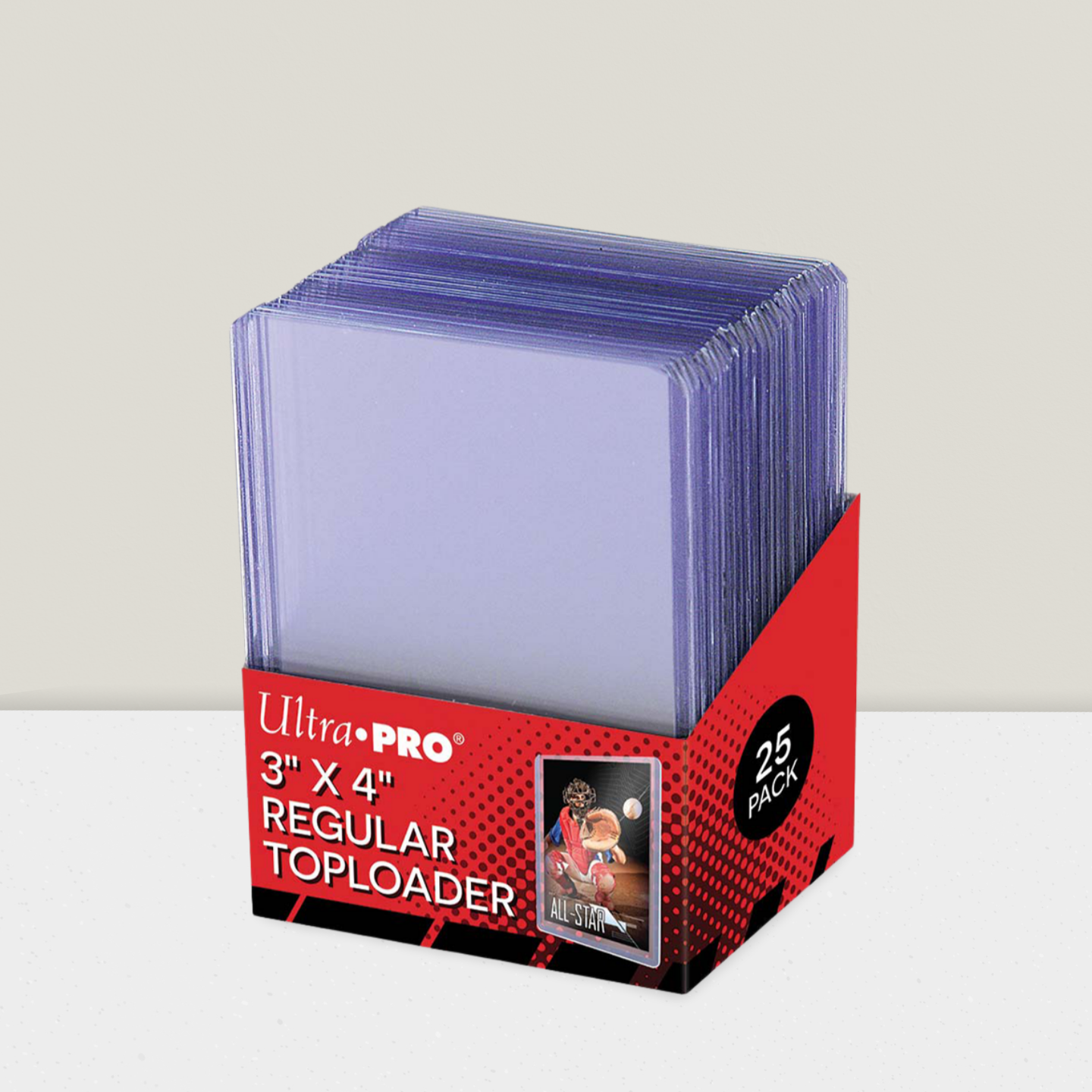 Ultra PRO 3" x 4" Clear Regular Toploader