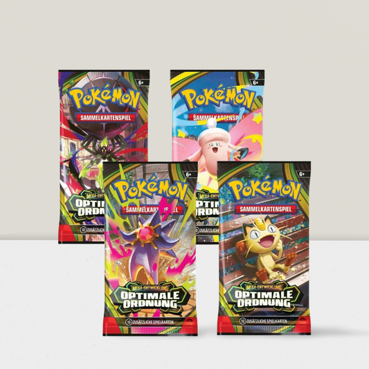 Pokémon TCG Booster Optimale Ordnung Deutsch OVP Neu 1 Pack