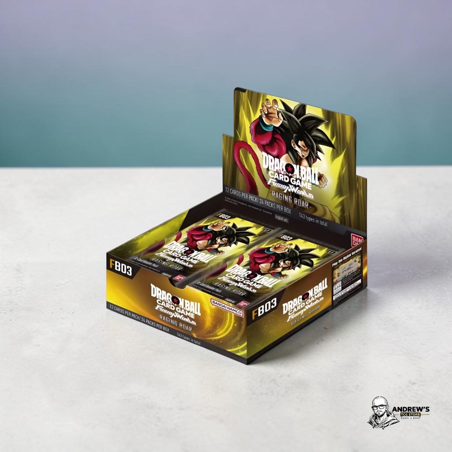Dragon Ball Super TCG FB03 Raging Roar Booster Display ENG Sealed