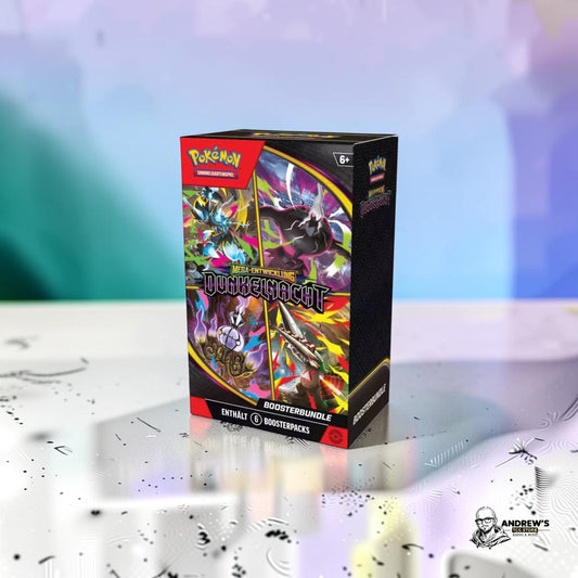 Pokémon TCG Booster Bundle Dunkelnacht 6 Booster Deutsch OVP Neu