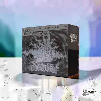 Pokémon TCG Mega-Entwicklung Dunkelnacht Top-Trainer-Box TTB Deutsch OVP Neu