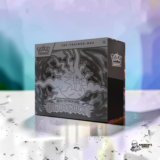Pokémon TCG Mega-Entwicklung Dunkelnacht Top-Trainer-Box TTB Deutsch OVP Neu