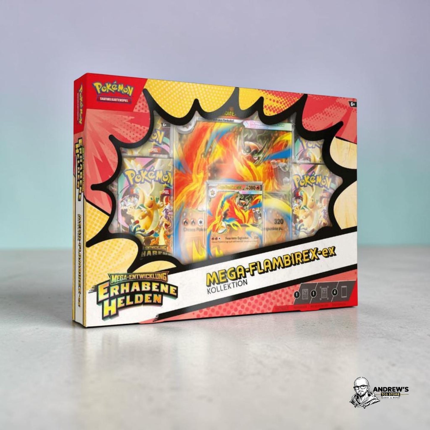 Pokémon TCG Erhabene Helden Kollektion Mega-Entwicklung Deutsch OVP Neu