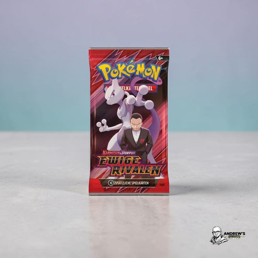 Pokémon TCG Booster Ewige Rivalen Deutsch OVP Neu Karmesin & Purpur