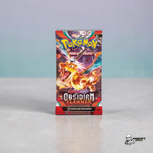 Pokémon TCG Booster Obsidian Flammen Deutsch OVP Neu Karmesin & Purpur