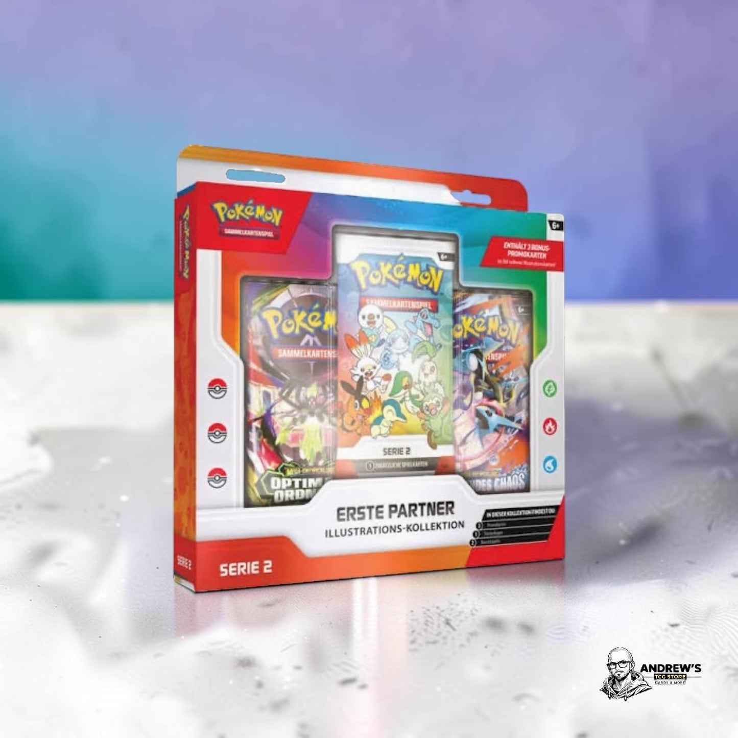 Pokémon TCG Erste Partner Illustrations-Kollektion Serie 2 Deutsch OVP Neu