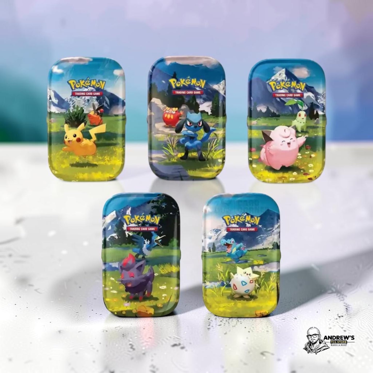 Pokémon TCG Erhabene Helden Mini Tin Box Deutsch OVP Neu Sealed